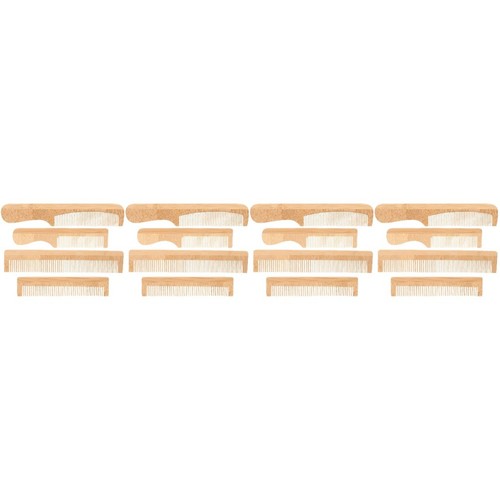 16pcs hair styling - 16pcs, wooden