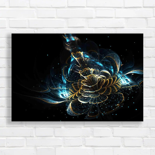 Creative shiny fractal flower - fractal,