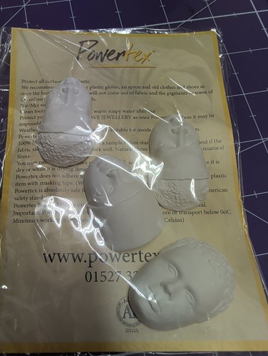 Pack powertex plaster - of, 4