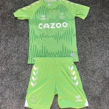 Everton Goalkeeper Kit 2020-21. Kids 5-6 Years. Original Hummel