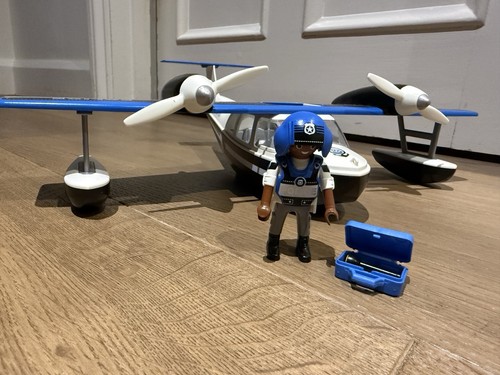 Playmobil 4445 police seaplane - playmobil,
