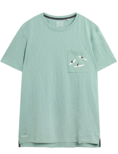White stuff men shark - white, pocket
