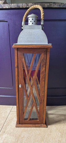 Large tall solid teak heavy - tall,