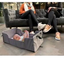 Dooky Traveller Baby Travel Cot Pop-Up Crib Lightweight Padded Vegan Foldable  