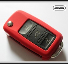 RED Key Cover For VW SEAT