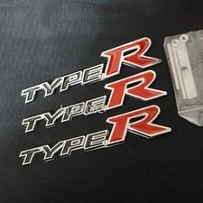 Silver Black Red TYPE-R Metal