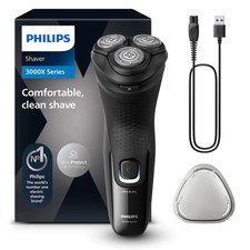 Philips 3000X Series Wet & Dry Rechargeable Shaver with Pop Up Trimmer- X3001/00