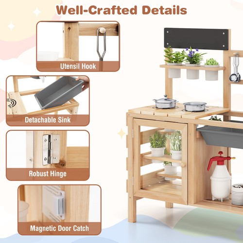 Mud kitchen for kids outdoor - kitchen,