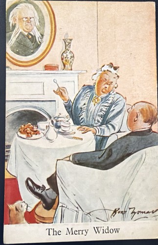 Vintage bert thomas postcard - vintage,