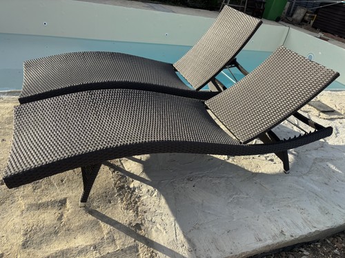 Commercial sun loungers - loungers, x2