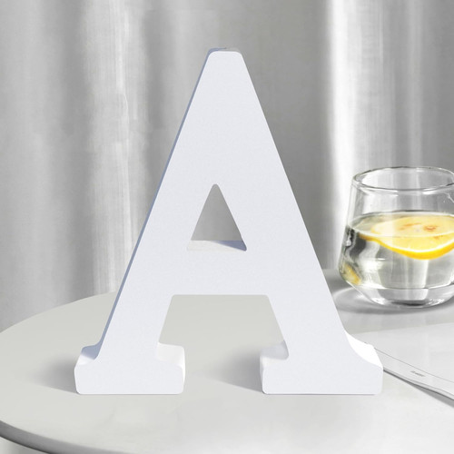 White wooden letters inch - letters,