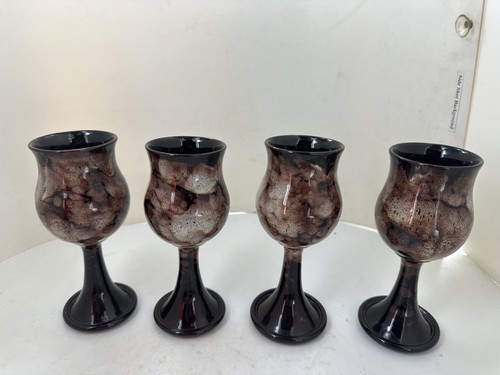 Glenny pottery wine goblets - glenny,