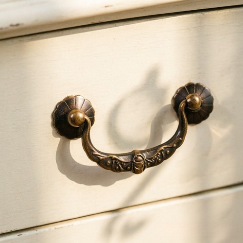 Solid brass cabinet - brass, handle