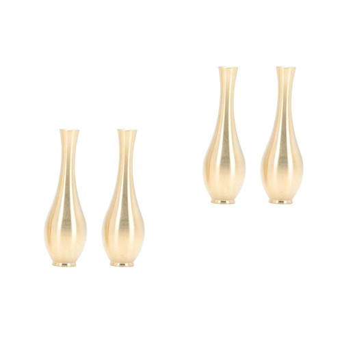 2pcs creative brass - brass, vase