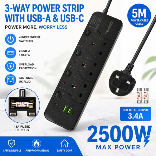 Extension lead power - extension, strip