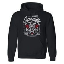 Gas Monkey Garage (GMG) - Fast and Loud Hoodie Sweatshirt Black S - XXL