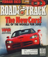 Road & Track October 2002 –