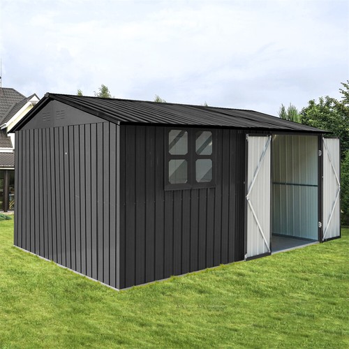 10x12ft outdoor storage shed - outdoor,