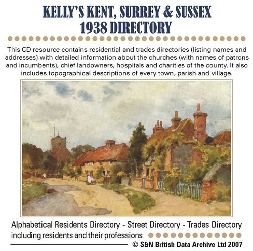 Kent surrey sussex kelly s - surrey,
