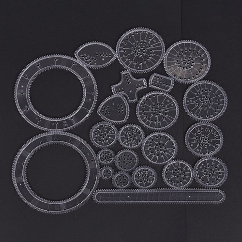 22pcs spirograph geometric - spirograph,