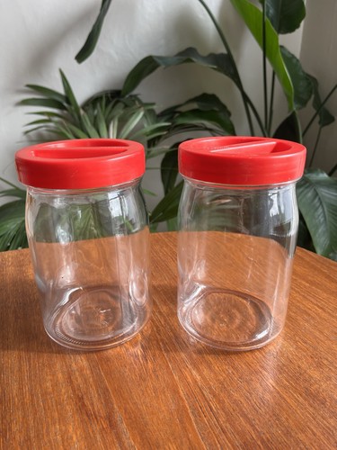 Pair vintage borgonovo jars - pair,