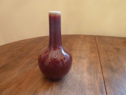 Antique signed chinese oxblood - signed,