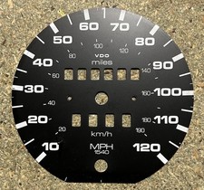 VW GOLF JETTA SCIROCCO MK2 VDO 120MPH SPEEDO GAUGE FACE USED 