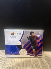 Topps 125th Anniversary Barcelona Lionel Messi /125 Seat Relic memorabilia card
