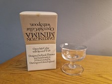 Dartington Crystal Minima Open Salt Cellar With Box by Frank Thrower. No Spoon.