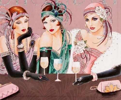 Art deco ladies - art, (18)