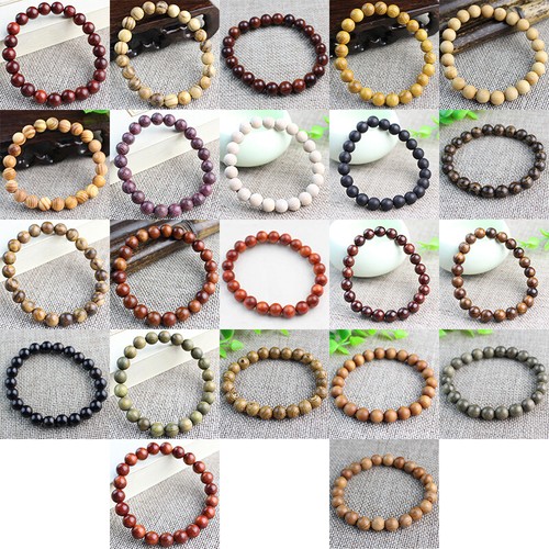 8mm short wood - 8mm, bracelets