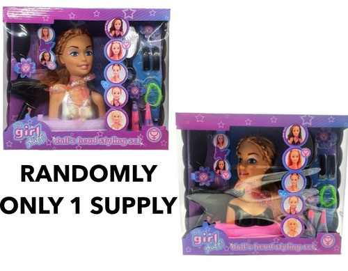Girls doll head styling - head,