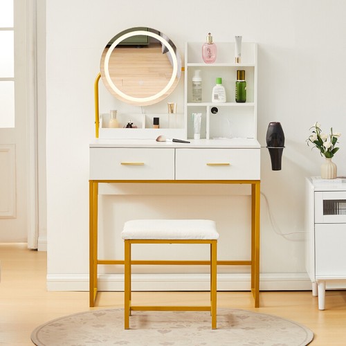 Dressing table with led lights - dressing,