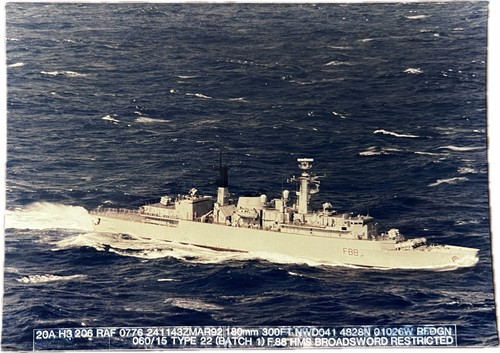 Hms broadsword aerial - (f88),