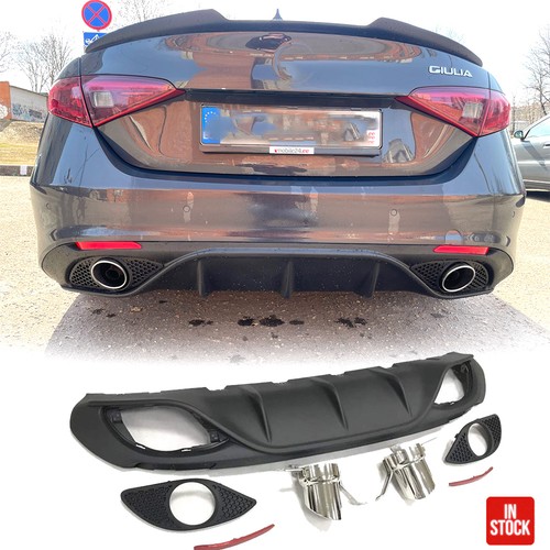 Rear bumper diffuser - rear, lip