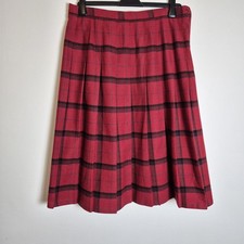 BHS Vintage 14 Red Check Plaid