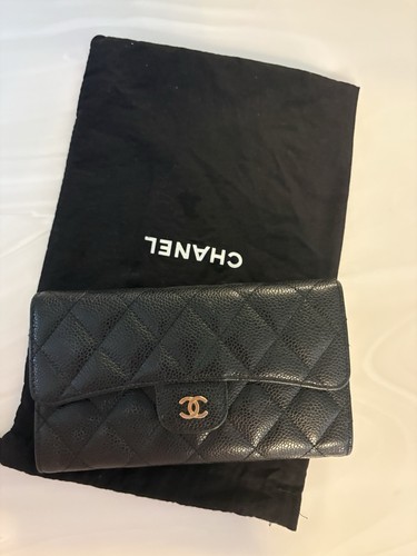 Chanel black quilted - chanel, caviar