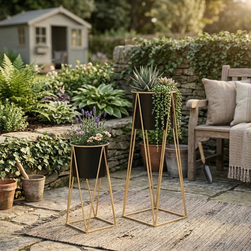 Wickerfield metal planter - wickerfield,