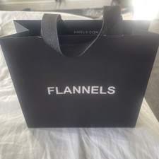 Flannels Black Empty Gift Bag