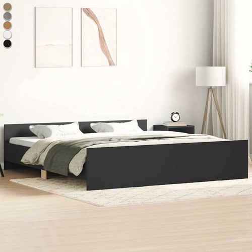 Modern bed frame with - bed,