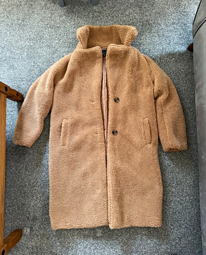 New look beige borg - new,