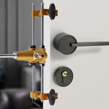 Solid Wood Door Lock Hole Opener Installing Doors Lock Mortiser Kit for Wood