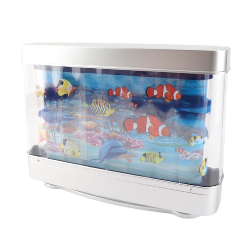 Fake fish tank - lamp, mini