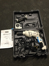 MACallister CORDED IMPACT DRILL electric in case with few drill bits 600w 