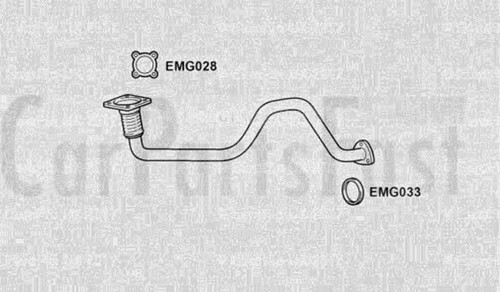 Exhaust front pipe - exhaust,