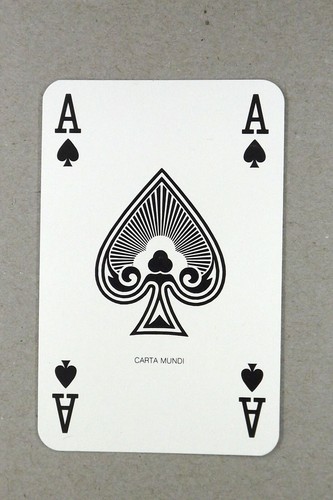 Ace spades playing card - playing,