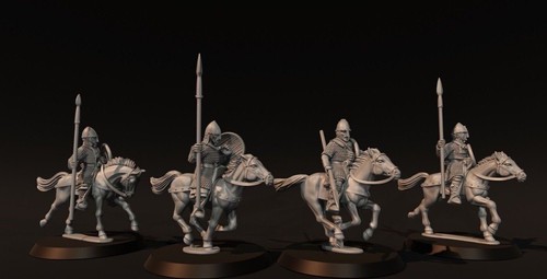 Mounted norman knights set - norman,