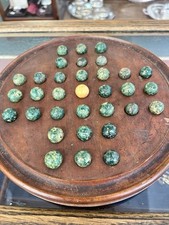 1900'-1970’s Marbles Akro? Agate? Swirl?vitro?  Marbles W/ Solitaire Board