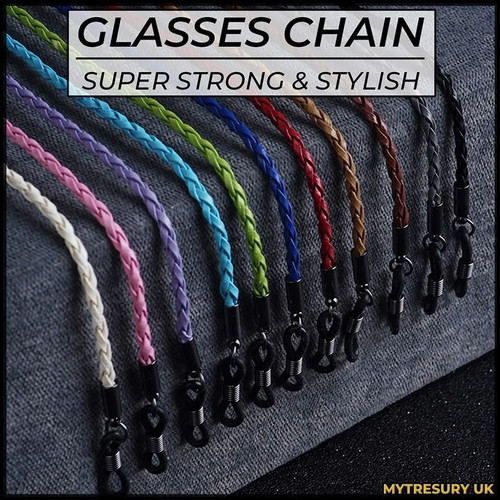 Glasses cord leather - glasses,