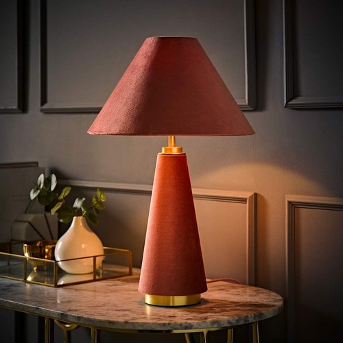 Velvet table lamp living - lamp,